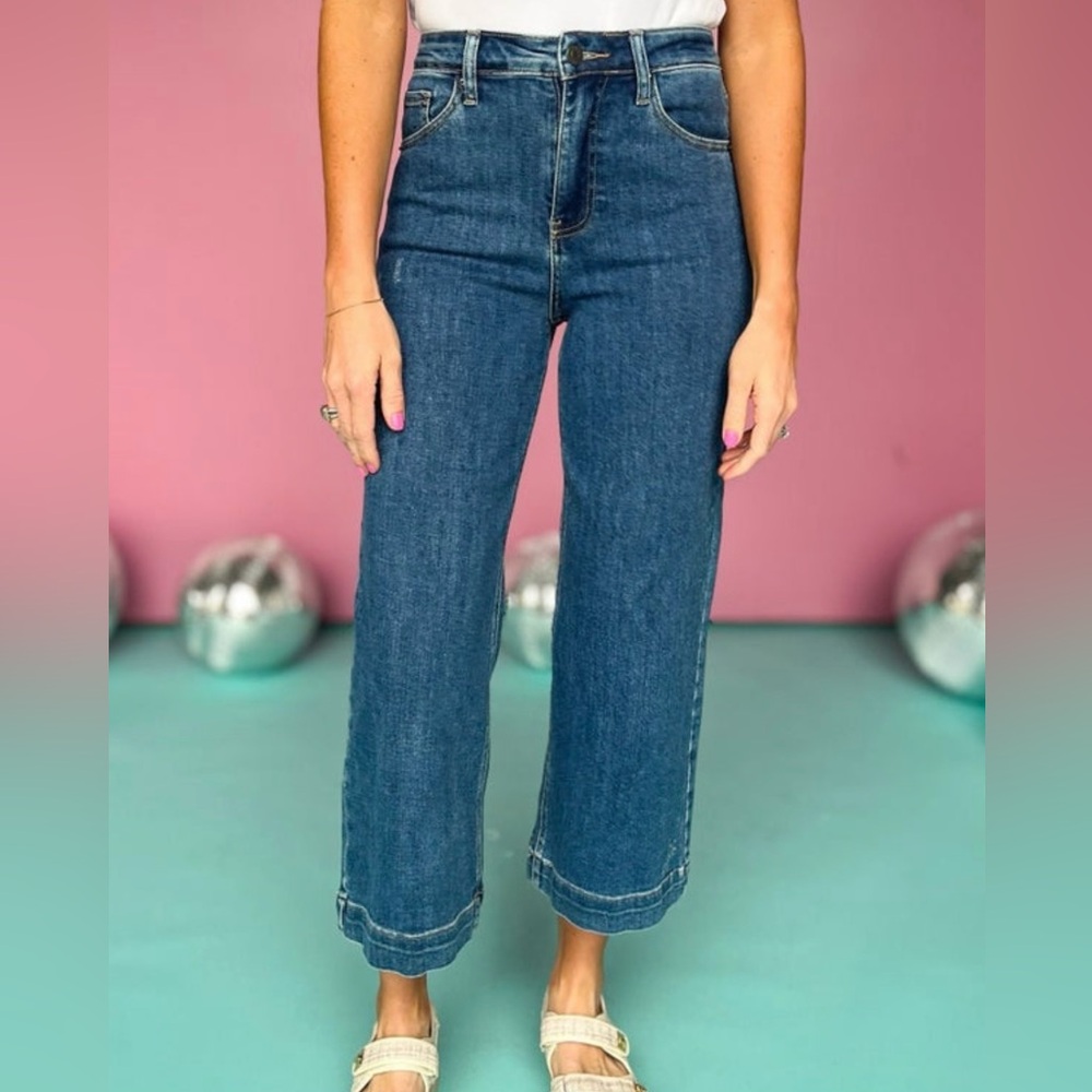 Risen High Rise Ankle Jeans NWOT